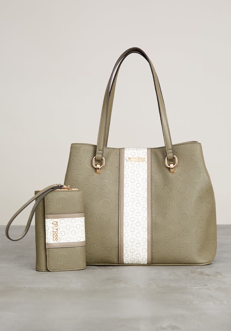 Borsa bianca guess outlet hot sale
